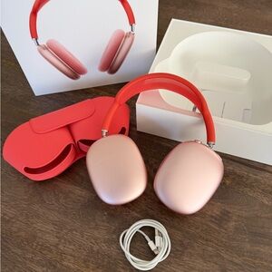 Apple AirPods Max Pink Wireless Headphones with Case